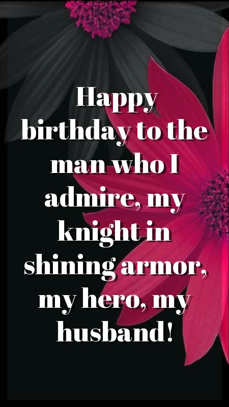 happy birthday wishes husband message